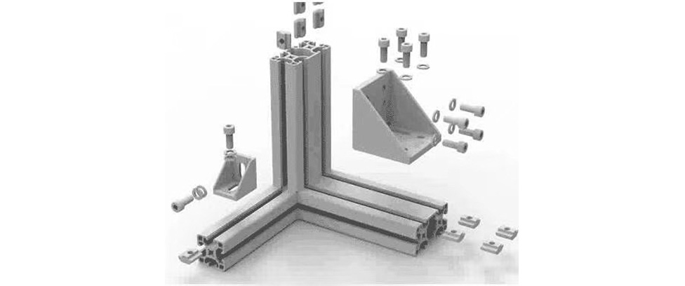 Aluminium slot profile 3030